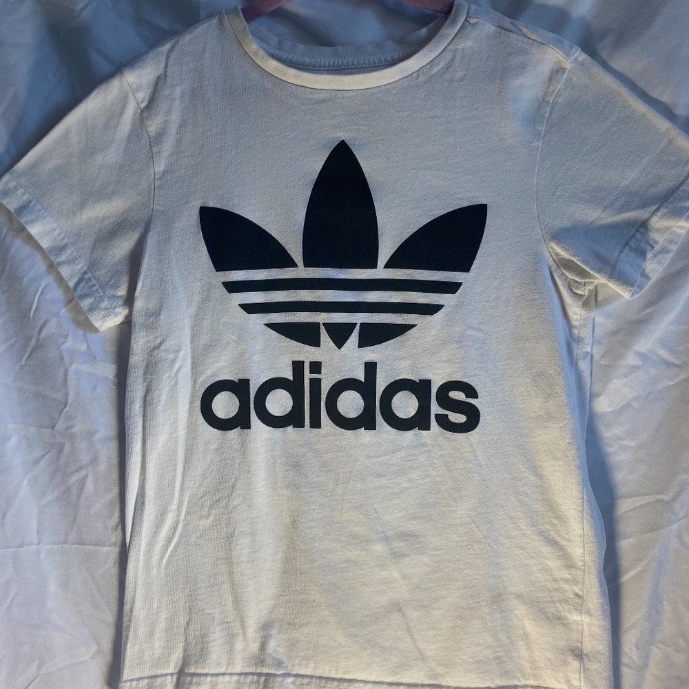 Adidas Youth White tee